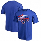 Men's Chicago Cubs Fanatics Branded Blue 2017 MLB Spring Training Team Logo Big & Tall T-Shirt,baseball caps,new era cap wholesale,wholesale hats